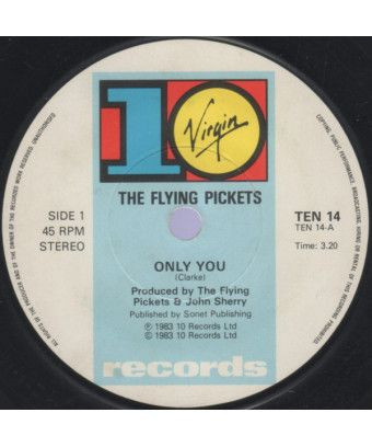 Only You [The Flying Pickets] - Vinyle 7", 45 tours, single, stéréo [product.brand] 1 - Shop I'm Jukebox 