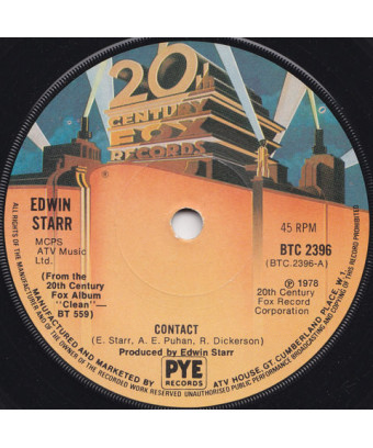 Contact [Edwin Starr] - Vinyl 7", 45 RPM, Single [product.brand] 1 - Shop I'm Jukebox 