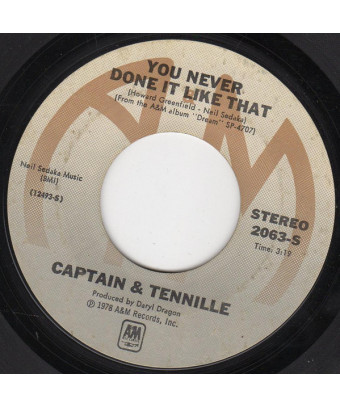 Vous ne l'avez jamais fait comme ça [Captain And Tennille] - Vinyl 7", 45 RPM, Single, Styrène