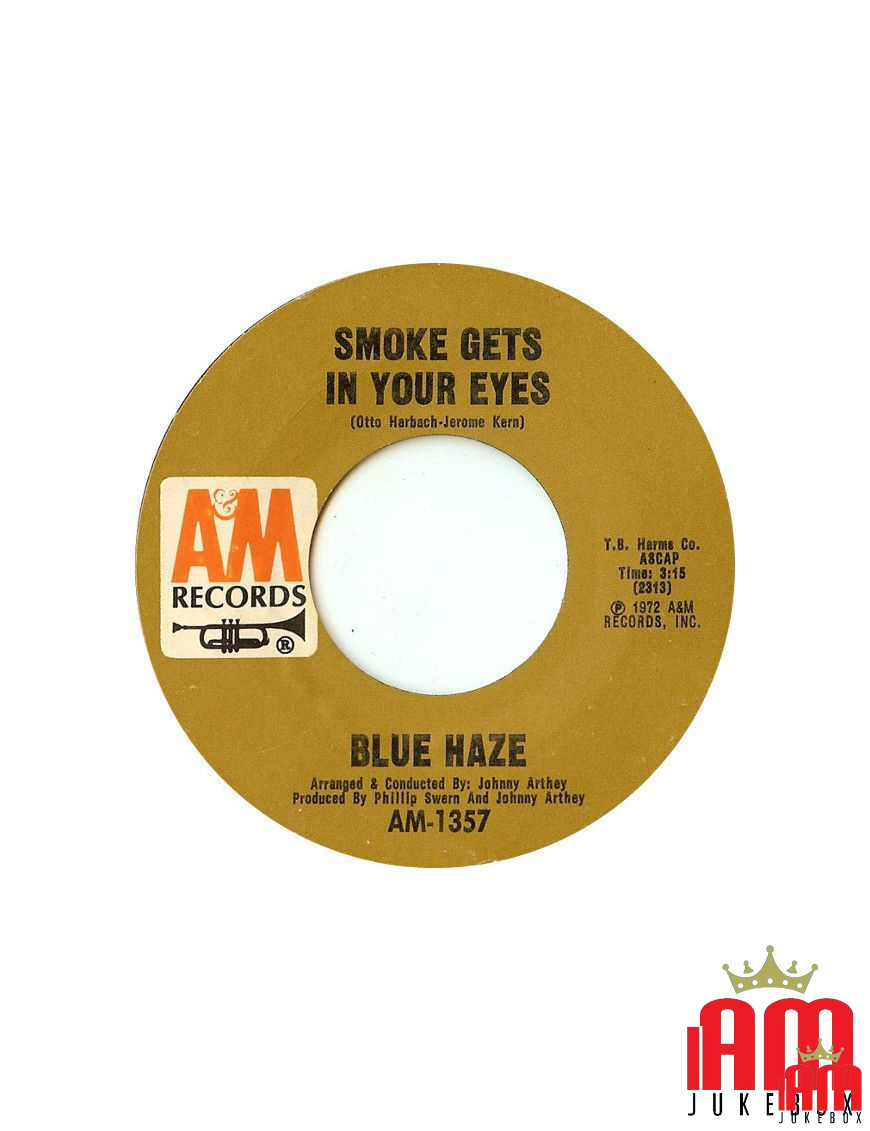 Smoke Gets In Your Eyes [Blue Haze (2)] - Vinyl 7", 45 RPM, Single, Styrene [product.brand] 1 - Shop I'm Jukebox 