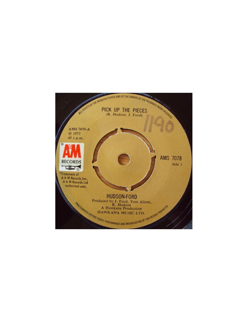 Pick Up The Pieces [Hudson-Ford] – Vinyl 7", 45 RPM, Single [product.brand] 1 - Shop I'm Jukebox 