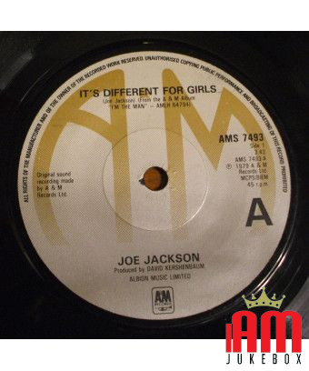 It's Different For Girls [Joe Jackson] - Vinyl 7", Single, 45 RPM [product.brand] 1 - Shop I'm Jukebox 