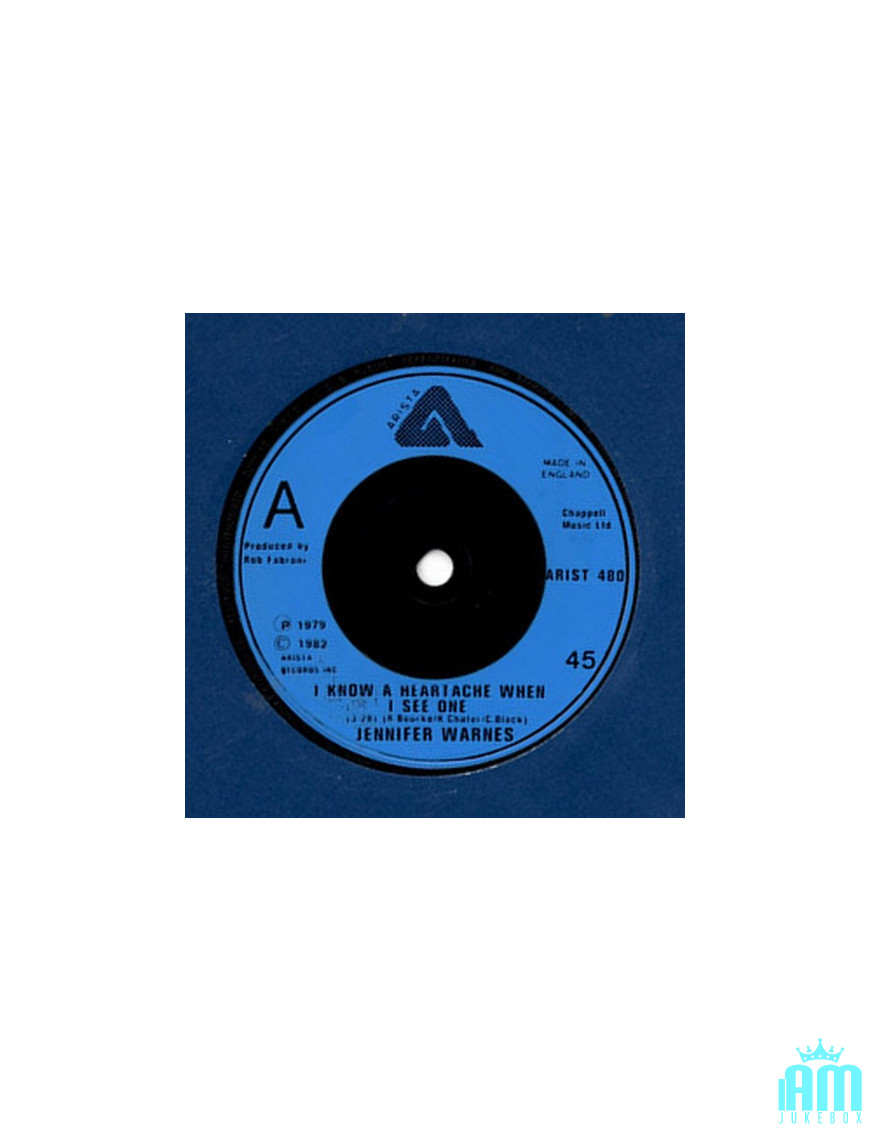 Je connais un chagrin quand j'en vois un [Jennifer Warnes] - Vinyl 7", 45 RPM, Single, Réédition [product.brand] 1 - Shop I'm Ju