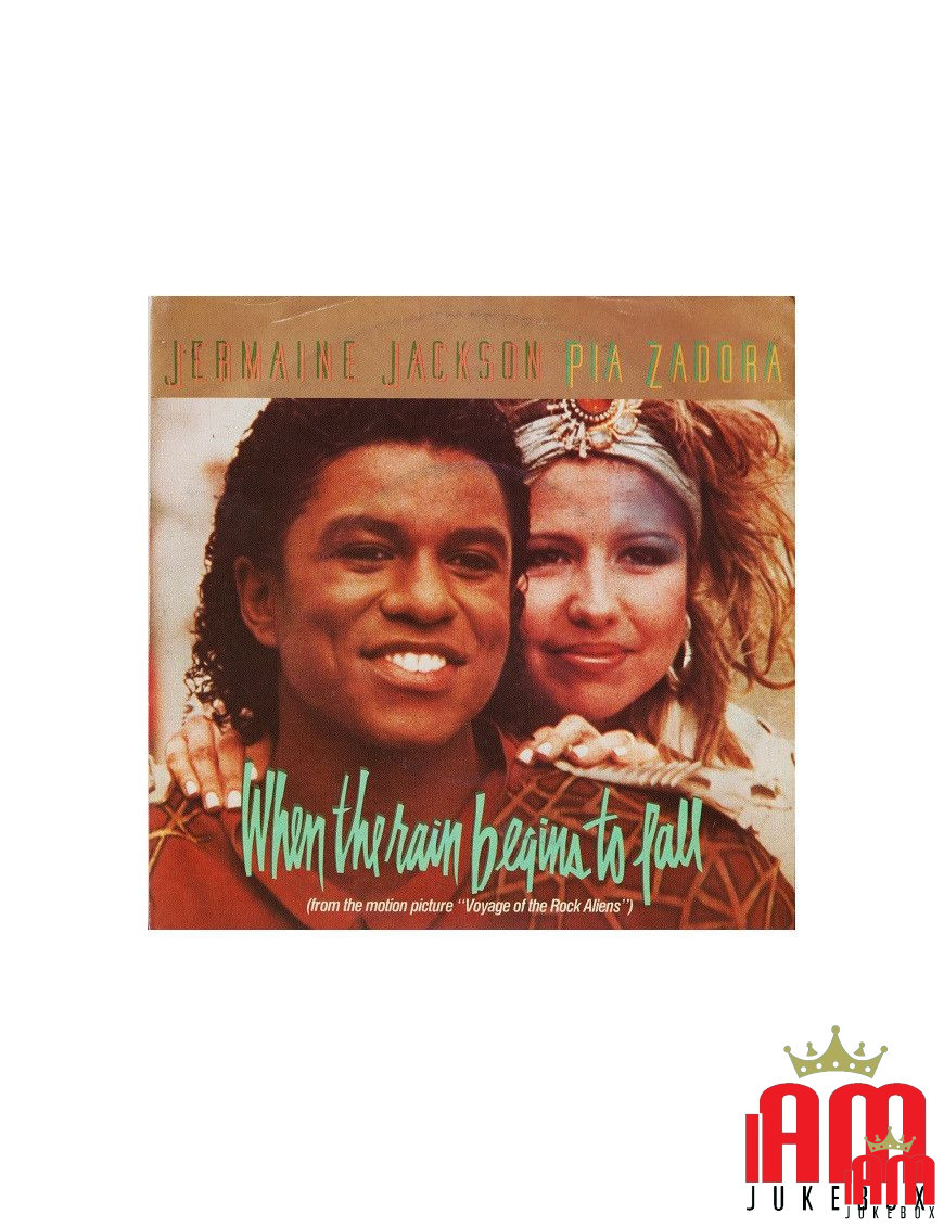 When The Rain Begins To Fall [Jermaine Jackson,...] - Vinyl 7", 45 RPM, Single, Stereo