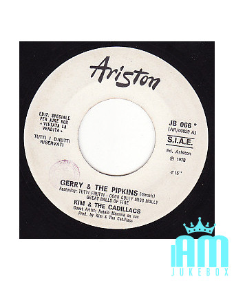 Gerry & The Pipkins No Hard Feelings [Kim & The Cadillacs,...] - Vinyle 7", 45 RPM, Jukebox [product.brand] 1 - Shop I'm Jukebox