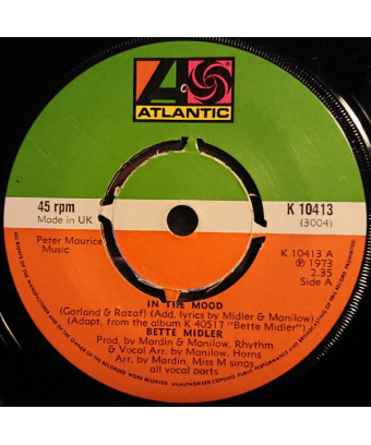 In The Mood [Bette Midler] – Vinyl 7", 45 RPM