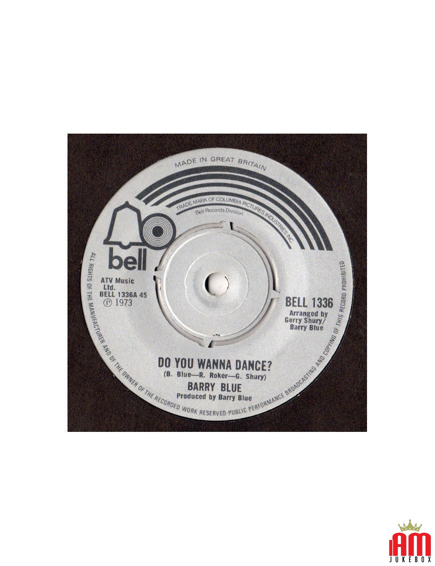 Do You Wanna Dance? [Barry Blue] - Vinyl 7", 45 RPM [product.brand] 1 - Shop I'm Jukebox 