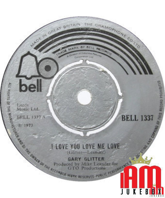 Je t'aime, je t'aime, mon amour [Gary Glitter] - Vinyl 7", 45 RPM, Single [product.brand] 1 - Shop I'm Jukebox 