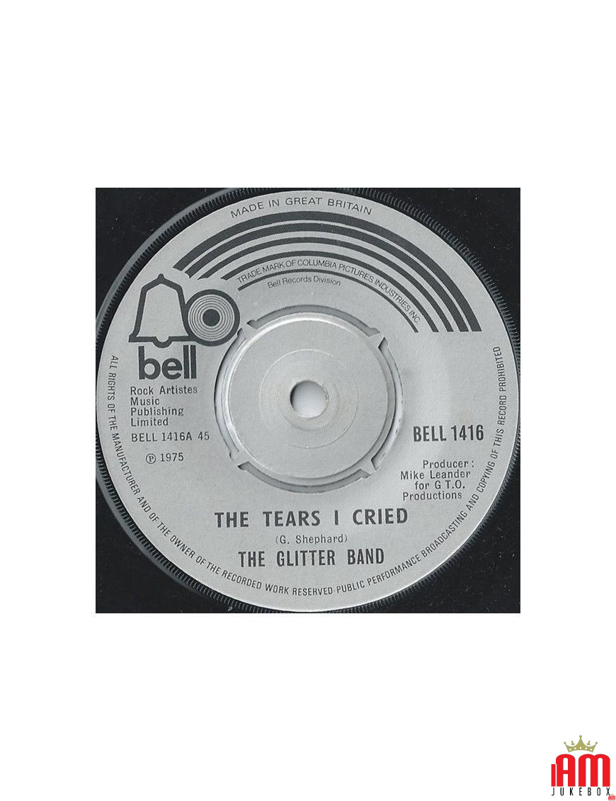 Les larmes que j'ai criées [The Glitter Band] - Vinyl 7", 45 RPM, Single [product.brand] 1 - Shop I'm Jukebox 