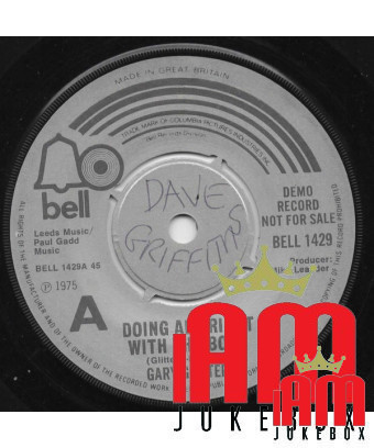 Faire tout bien avec les garçons [Gary Glitter] - Vinyl 7", 45 RPM, Promo