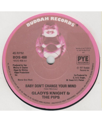 Bébé, ne change pas d'avis [Gladys Knight And The Pips] - Vinyl 7", 45 RPM, Single [product.brand] 1 - Shop I'm Jukebox 