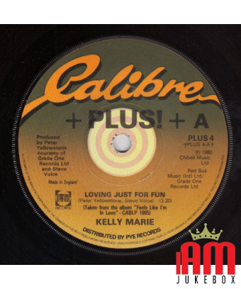 Aimer juste pour le plaisir [Kelly Marie] - Vinyl 7", 45 RPM, Single