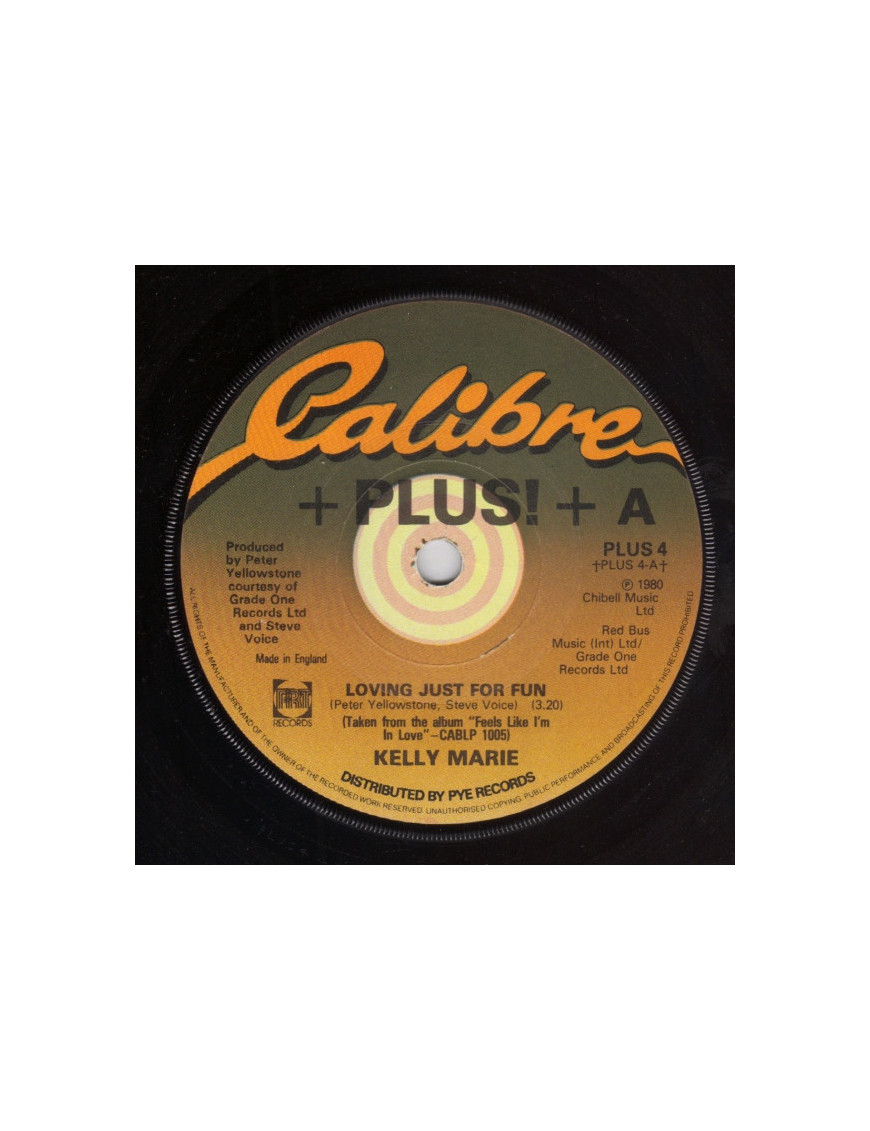 Loving Just For Fun [Kelly Marie] - Vinyl 7", 45 RPM, Single
