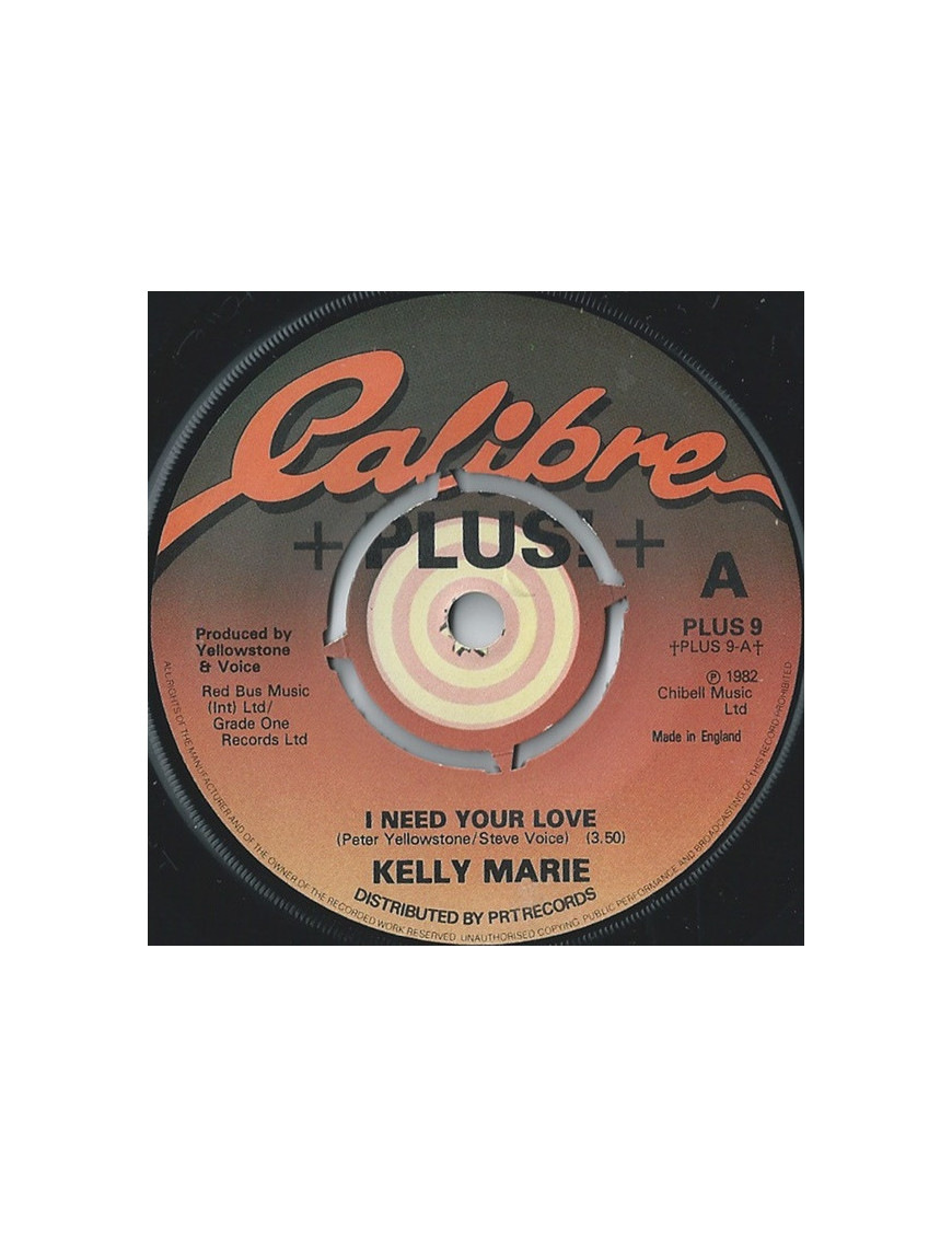 I Need Your Love [Kelly Marie] - Vinyl 7", 45 RPM [product.brand] 1 - Shop I'm Jukebox 