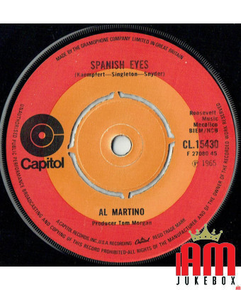 Spanish Eyes [Al Martino] – Vinyl 7", 45 RPM, Single, Neuauflage [product.brand] 1 - Shop I'm Jukebox 