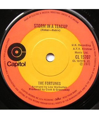 Tempête dans une tasse de thé [The Fortunes] - Vinyl 7", Single, 45 RPM [product.brand] 1 - Shop I'm Jukebox 