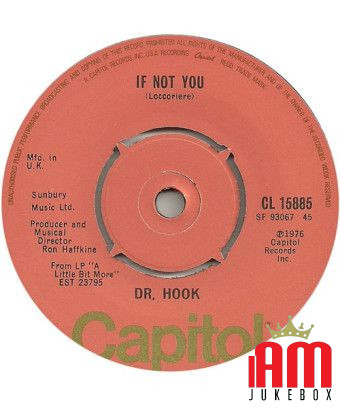 Sinon, vous êtes sur la montagne [Dr. Hook] - Vinyle 7", 45 tours, simple [product.brand] 1 - Shop I'm Jukebox 