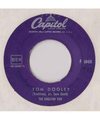 Tom Dooley [Kingston Trio] - Vinyl 7", 45 RPM [product.brand] 1 - Shop I'm Jukebox 