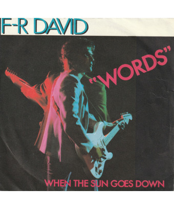 Words [F.R. David] - Vinyl 7", 45 RPM, Single
