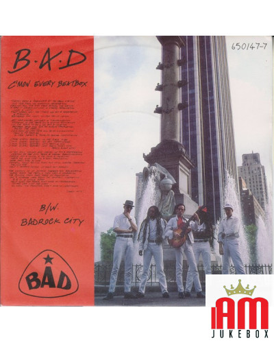 C'mon Every Beatbox [Big Audio Dynamite] - Vinyl 7", 45 RPM, Single, Stereo [product.brand] 1 - Shop I'm Jukebox 