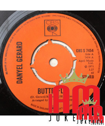 Butterfly [Danyel Gérard] - Vinyl 7", 45 RPM, Single [product.brand] 1 - Shop I'm Jukebox 