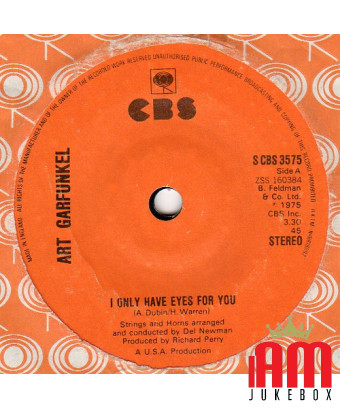 I Only Have Eyes For You [Art Garfunkel] – Vinyl 7", 45 RPM, Single, Styrol [product.brand] 1 - Shop I'm Jukebox 