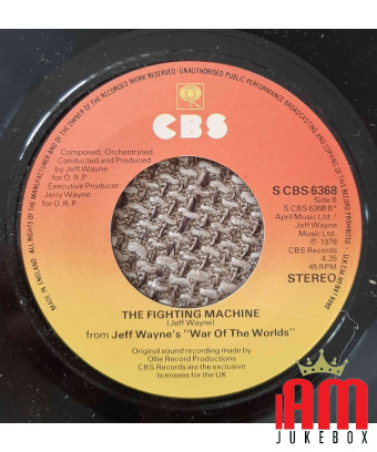 Forever Autumn The Fighting Machine (tous deux issus de "War Of The Worlds") [Jeff Wayne,...] - Vinyl 7", 45 tours, single
