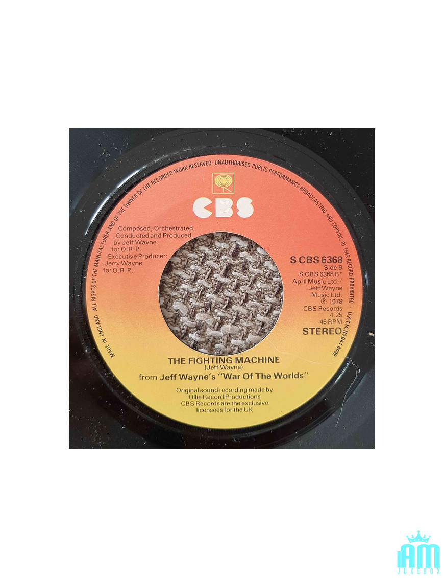 Forever Autumn The Fighting Machine (beide aus „War Of The Worlds“) [Jeff Wayne,...] – Vinyl 7“, 45 RPM, Single [product.brand] 