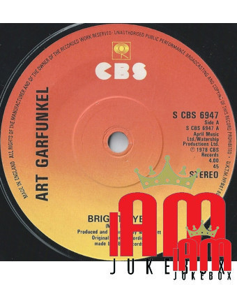 Bright Eyes [Art Garfunkel] – Vinyl 7", 45 RPM, Single [product.brand] 1 - Shop I'm Jukebox 