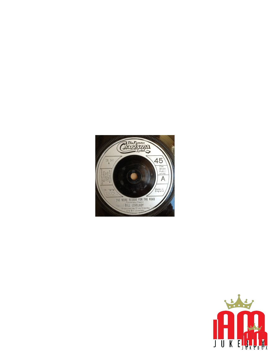 One More Reggae For The Road [Bill Lovelady] - Vinyle 7", 45 tours, Single [product.brand] 1 - Shop I'm Jukebox 