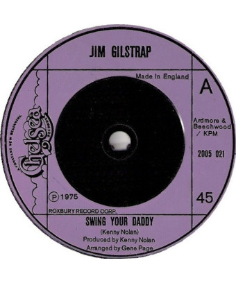 Swing Your Daddy [Jim Gilstrap] - Vinyl 7", 45 RPM, Single