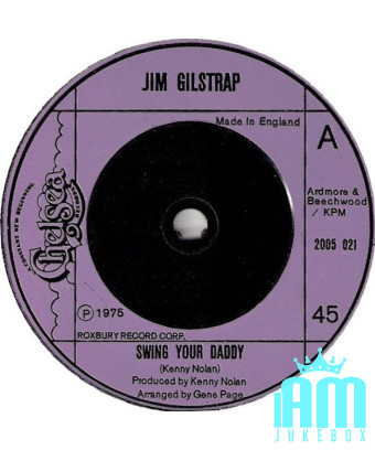 Swing Your Daddy [Jim Gilstrap] - Vinyle 7", 45 tr/min, Single [product.brand] 1 - Shop I'm Jukebox 