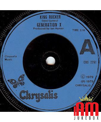 King Rocker [Generation X (4)] – Vinyl 7", 45 RPM, Single [product.brand] 1 - Shop I'm Jukebox 