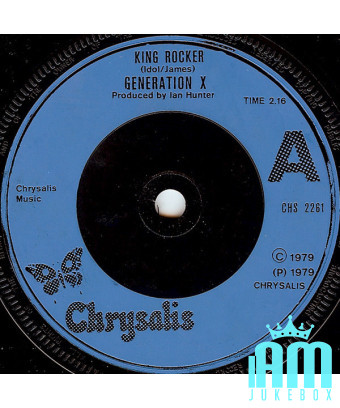 King Rocker [Generation X (4)] - Vinyle 7", 45 RPM, Single [product.brand] 1 - Shop I'm Jukebox 