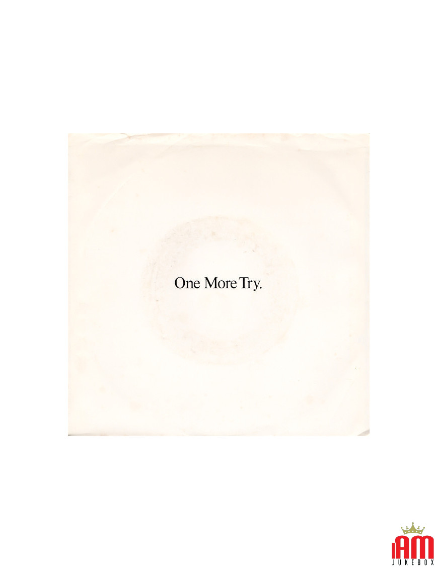 One More Try [George Michael] - Vinyl 7", 45 tr/min, Single, Promo