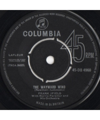 The Wayward Wind [Frank Ifield,...] – Vinyl 7", Single, 45 RPM [product.brand] 1 - Shop I'm Jukebox 