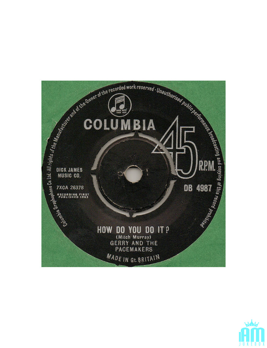 How Do You Do It ? [Gerry & The Pacemakers] - Vinyl 7", 45 RPM, Single [product.brand] 1 - Shop I'm Jukebox 