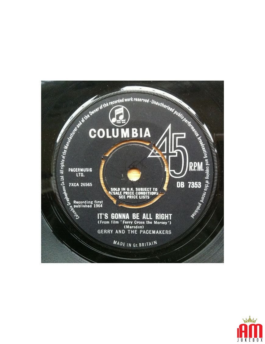 Ça va aller bien [Gerry & The Pacemakers] - Vinyl 7", 45 RPM, Single [product.brand] 1 - Shop I'm Jukebox 