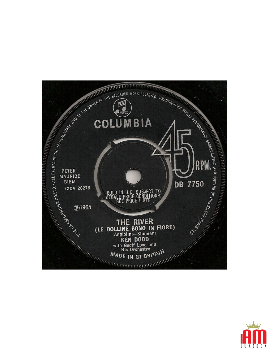 The River (Le Colline Sono In Fiore) [Ken Dodd] - Vinyl 7", Single, 45 RPM [product.brand] 1 - Shop I'm Jukebox 