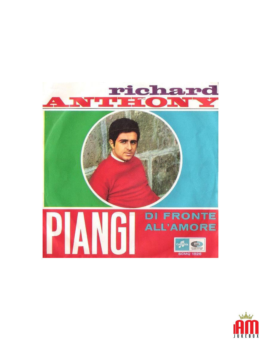 Piangi [Richard Anthony (2)] - Vinyl 7", 45 RPM [product.brand] 1 - Shop I'm Jukebox 