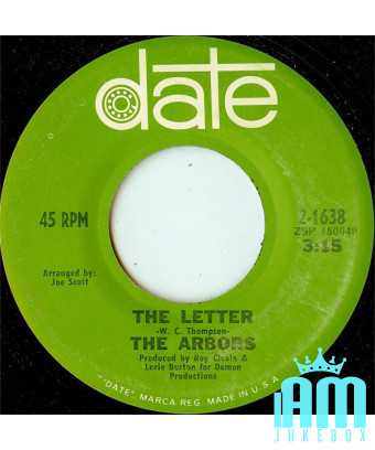 La Lettre [The Arbors] - Vinyl 7", 45 RPM, Single [product.brand] 1 - Shop I'm Jukebox 