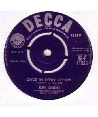 Once In Every Lifetime [Ken Dodd] - Vinyl 7" [product.brand] 1 - Shop I'm Jukebox 