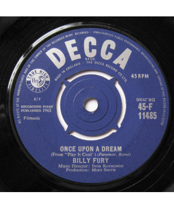 Il était une fois un rêve [Billy Fury] - Vinyl 7", 45 tours, Single [product.brand] 1 - Shop I'm Jukebox 