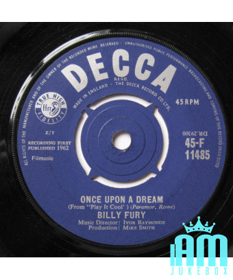 Il était une fois un rêve [Billy Fury] - Vinyl 7", 45 tours, Single [product.brand] 1 - Shop I'm Jukebox 
