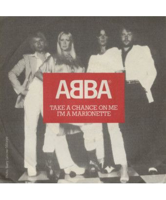 Prends une chance sur moi, je suis une marionnette [ABBA] - Vinyl 7", 45 RPM, Single [product.brand] 1 - Shop I'm Jukebox 