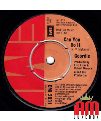 Can You Do It [Geordie] - Vinyl 7", 45 RPM, Single [product.brand] 1 - Shop I'm Jukebox 