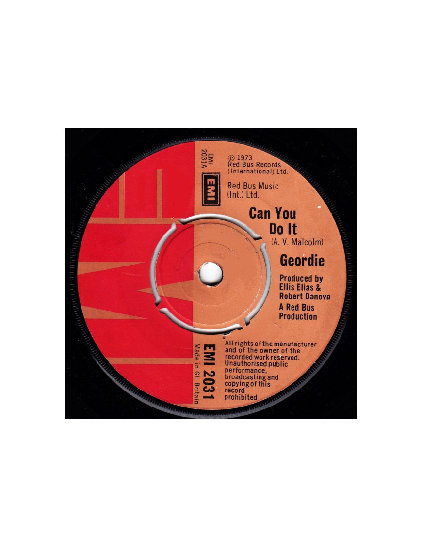 Can You Do It [Geordie] – Vinyl 7", 45 RPM, Single [product.brand] 1 - Shop I'm Jukebox 