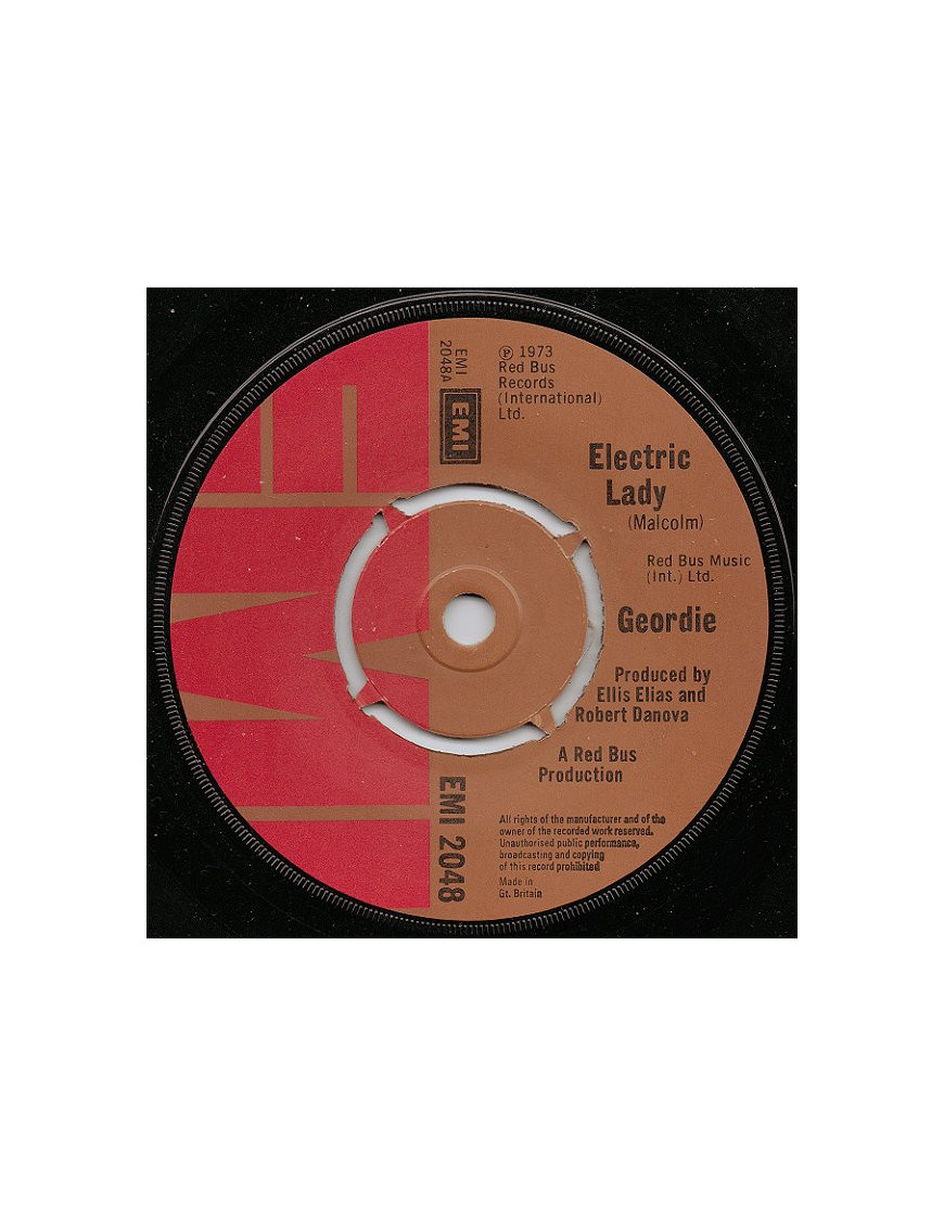 Electric Lady [Geordie] - Vinyle 7", 45 tours, Single [product.brand] 1 - Shop I'm Jukebox 