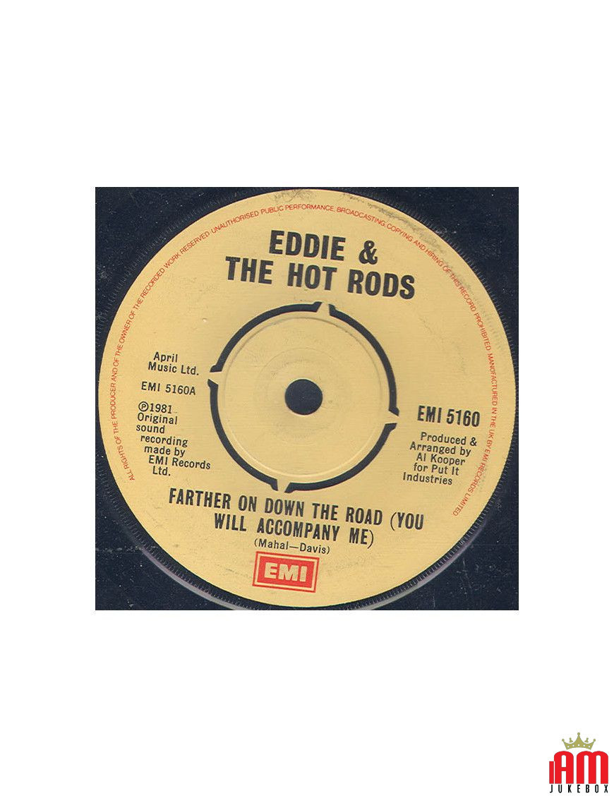 Plus loin sur la route (tu m'accompagneras) [Eddie And The Hot Rods] - Vinyle 7", 45 tr/min [product.brand] 1 - Shop I'm Jukebox