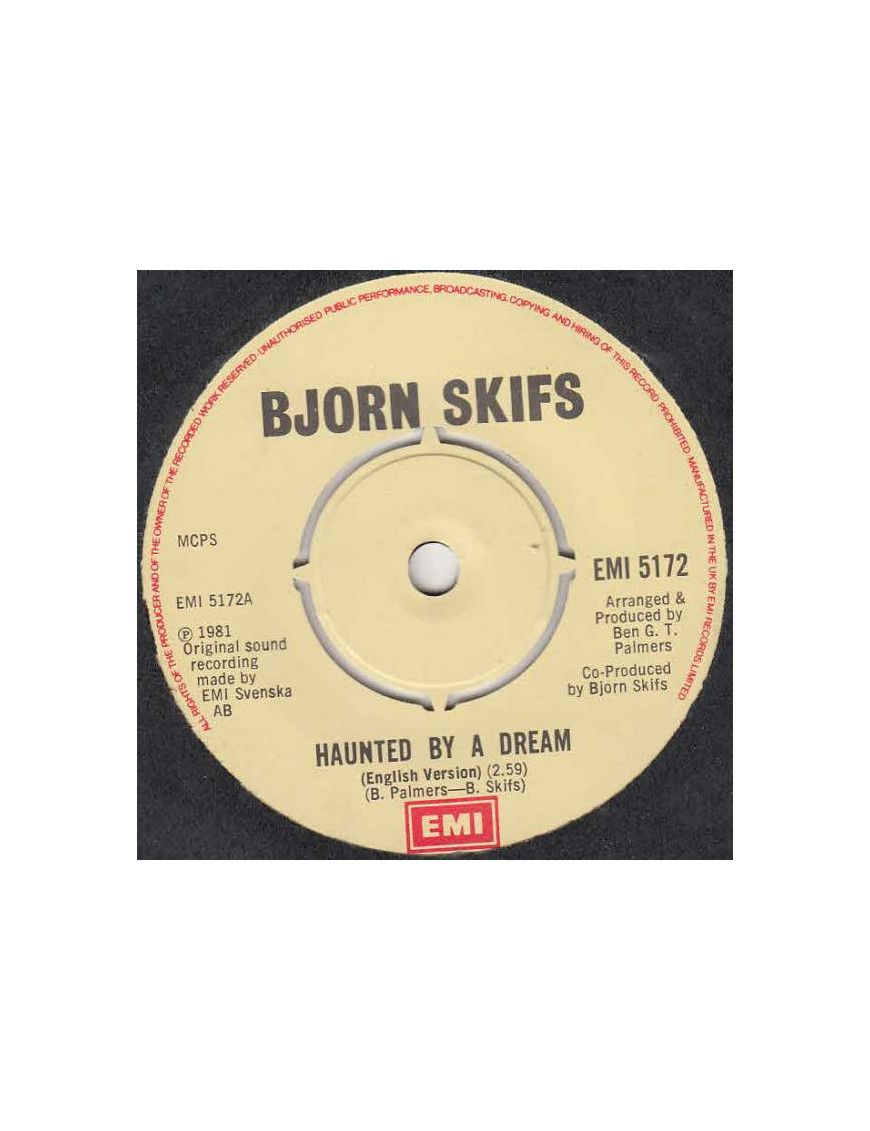 Haunted By A Dream [Björn Skifs] – Vinyl 7", 45 RPM [product.brand] 1 - Shop I'm Jukebox 